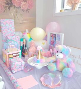 unicorn party table