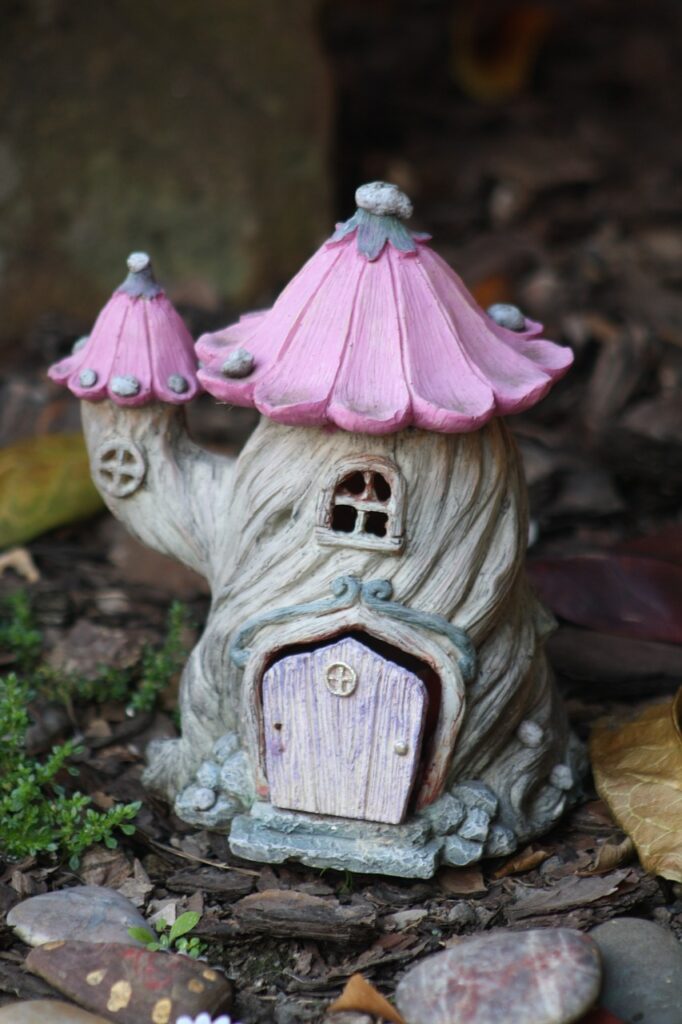 fairy house, fairy, garden