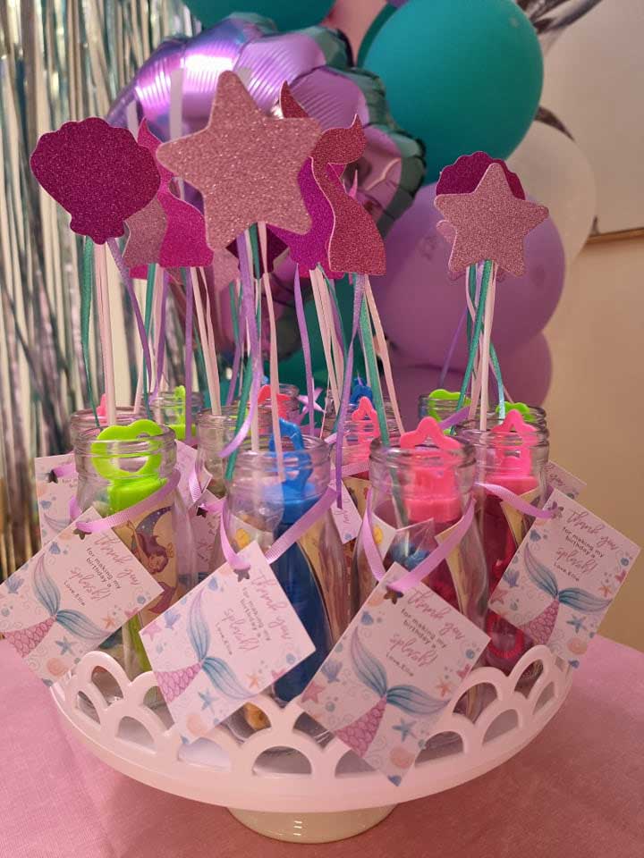 mermaid birthday favours