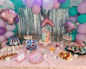mermaid party table
