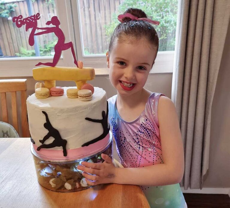 Gymnastics Cake