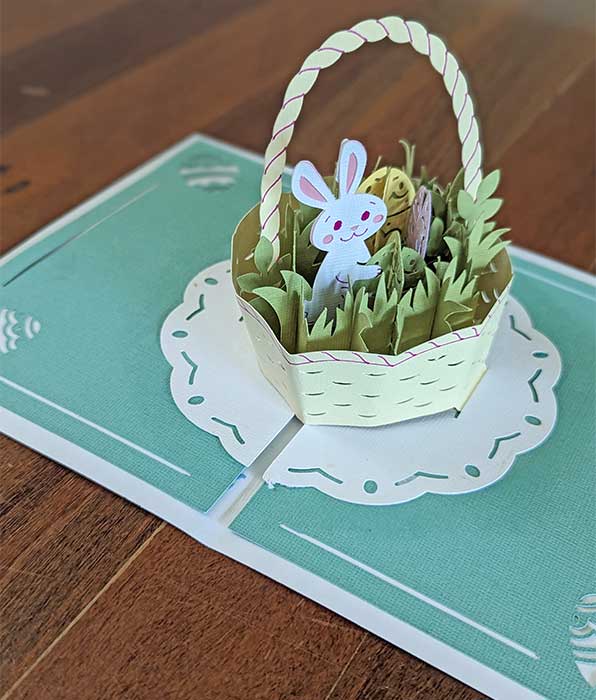 DIY Easter pop-up card