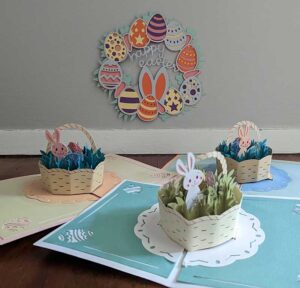 DIY easter pop-up card