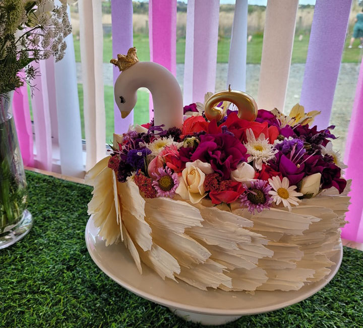 wildflower cake