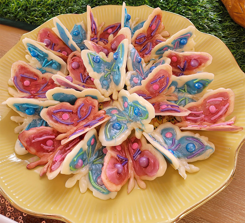 3d butterfly cookies
