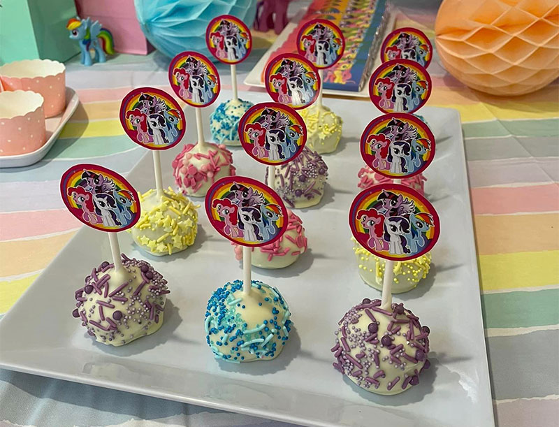 My Little Pony party cupcakes