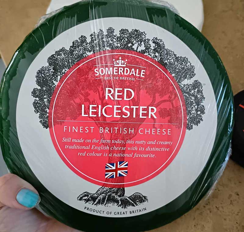 Red leiciester cheese