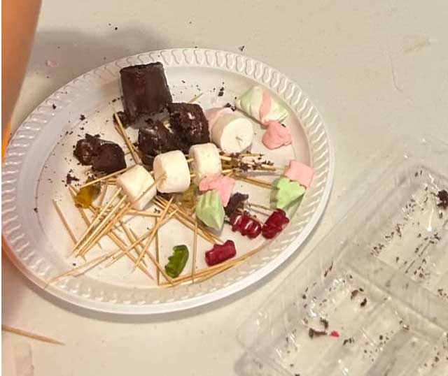 Kids Science Party Experiment marshmallows