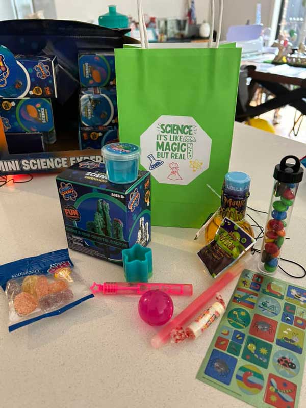 Science Party Bags