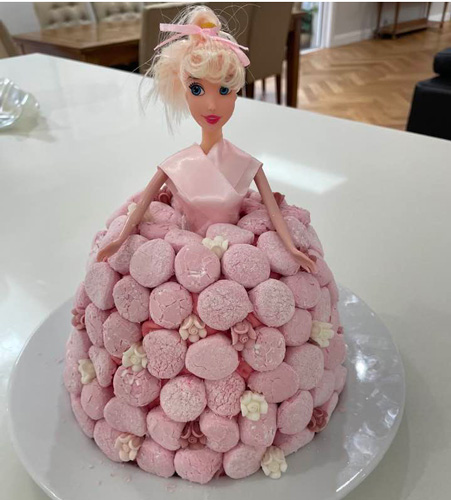 Dolly varden cake