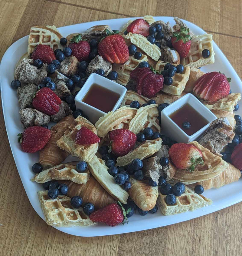 DIY breakfast platter