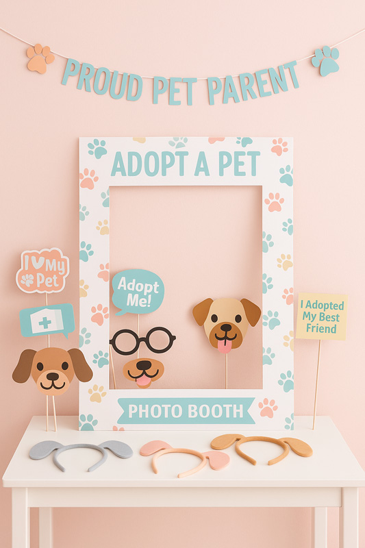 Adopt a pet photo booth