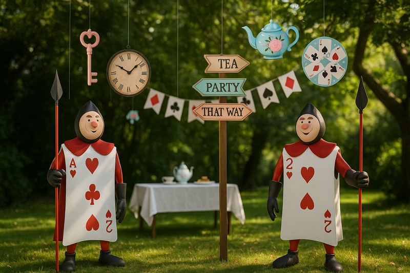 Alice in Wonderland decorations