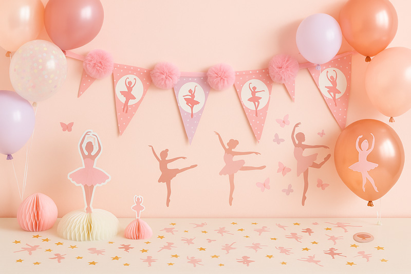 Ballerina party decorations