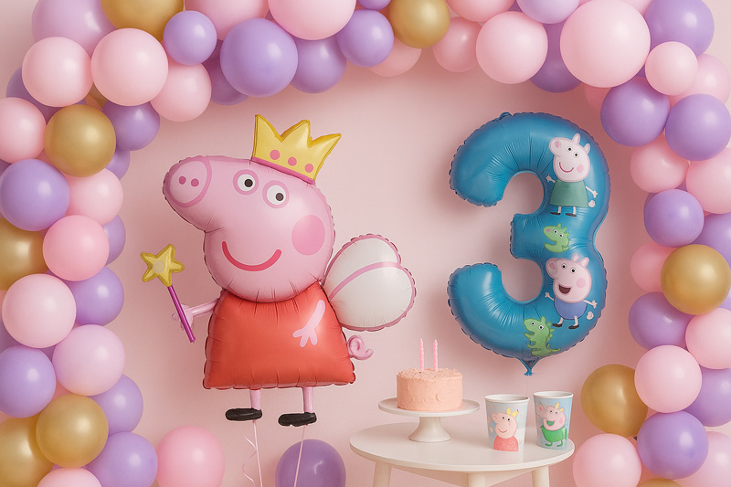 Peppa Pig princess balloons