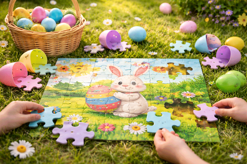 puzzle easter egg hunt