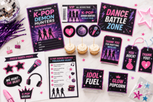 Kpop demon hunter printables