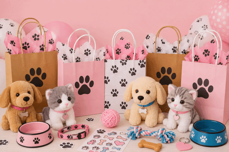 pet adoption party bags