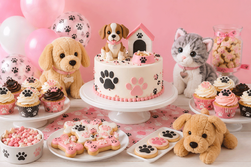 pet adoption party cake