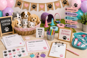 pet adoption games and activities