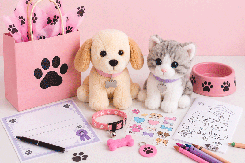 pet adoption party bags