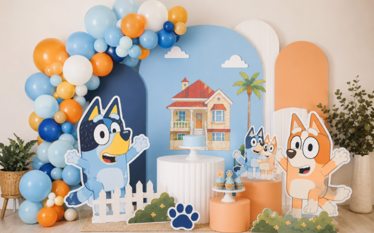 Bluey Party Backdrop Ideas