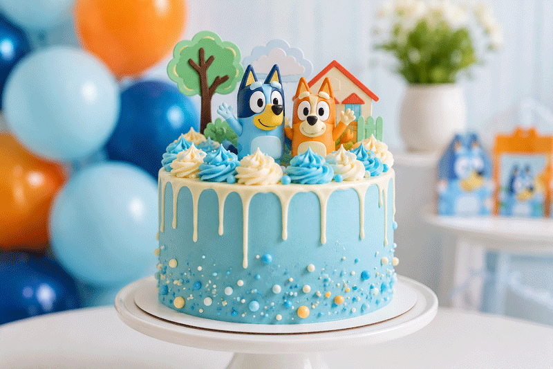 Looking for Bluey cake toppers? Discover the best Bluey cake decorations, edible toppers, personalised designs and DIY ideas for an unforgettable birthday cake.