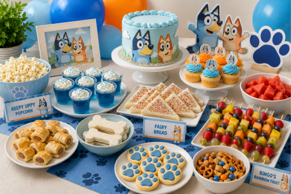 Bluey Party Food: 25 Fun Food Ideas for a Bluey Birthday Party