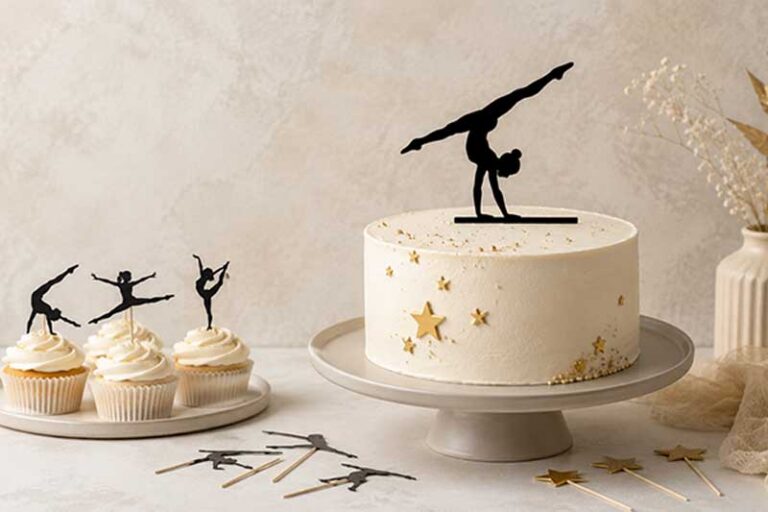 gymnastics cake toppers