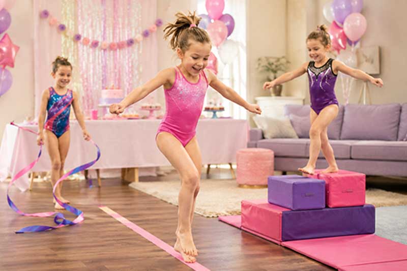 Gymnastics party games